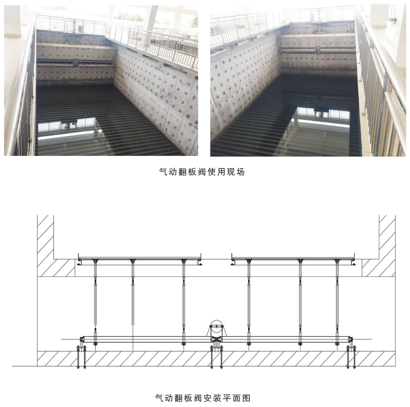 氣動翻闆閥